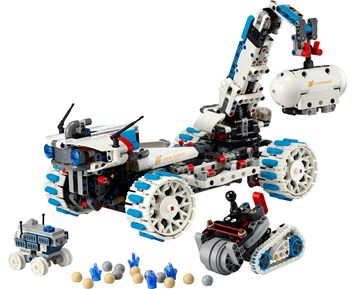 Lego Technic Lunar Outpost månerover-romkjøretøy 42211 4