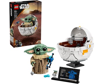 Lego Star Wars 75403 Grogu mit Schwebe-Gleiter 9