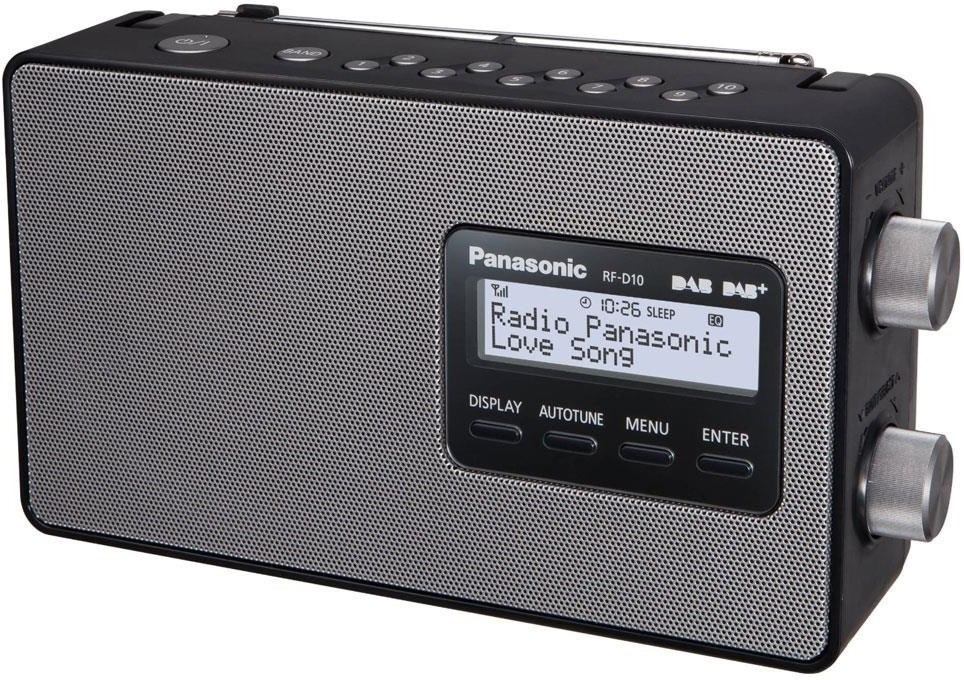 Panasonic RFD10EG Bærbar DAB+radio med klar, god lyd
