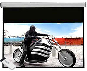 Lerret til projektor