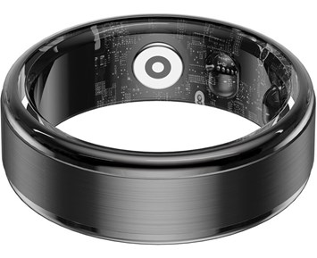 HAVIT Smart ring stainless steel, 5ATM, size 12, Deep grey/Black