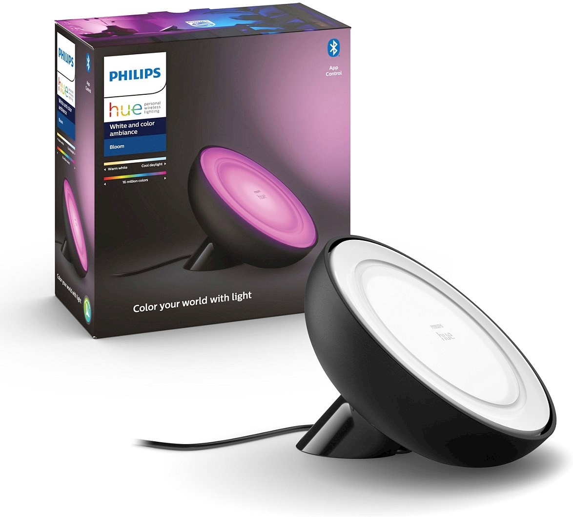 Philips Hue Bloom gen 4 Black - Bloom bordlampe til Philips Hue-system