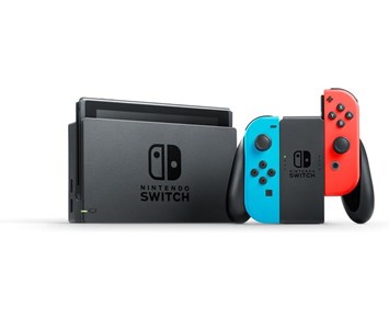 Nintendo Switch Neon Red and Blue
