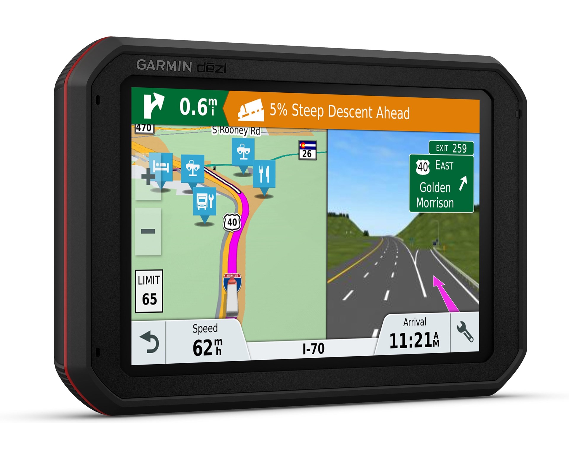 Garmin Dezl 785 Cam EU LMTD 7" GPS med innebygd dashbordkamera