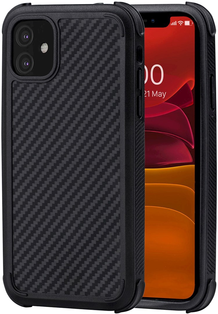 Pitaka MagEz Case Pro Black/Grey Twill for Apple iPhone 11 Robust