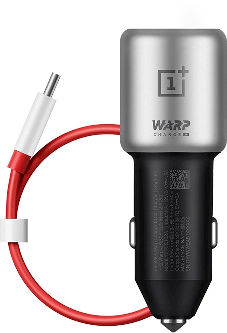 OnePlus Warp Car charger Warp Charge 30 kompatibel billader fra OnePlus