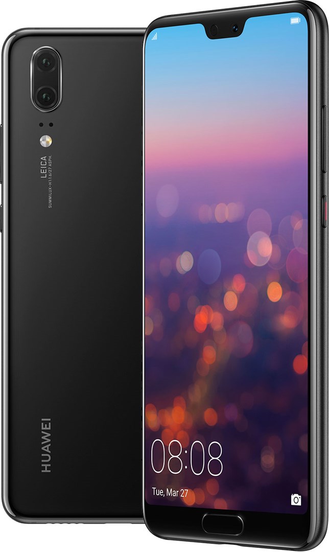 Huawei P20 128GB Black - Smarttelefon med dobbelkamera og FullView-display
