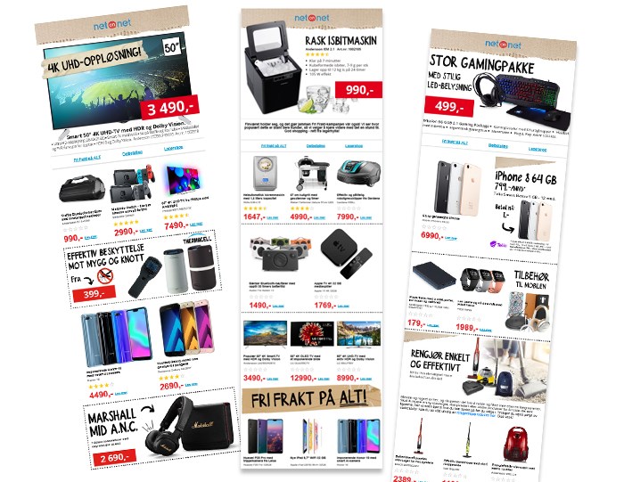 NetOnNet Nyhetsbrev NetOnNet.no prispresseren på: Blu ray NetOnNet.no prispresseren på: Blu ray Data – Mobil – TV